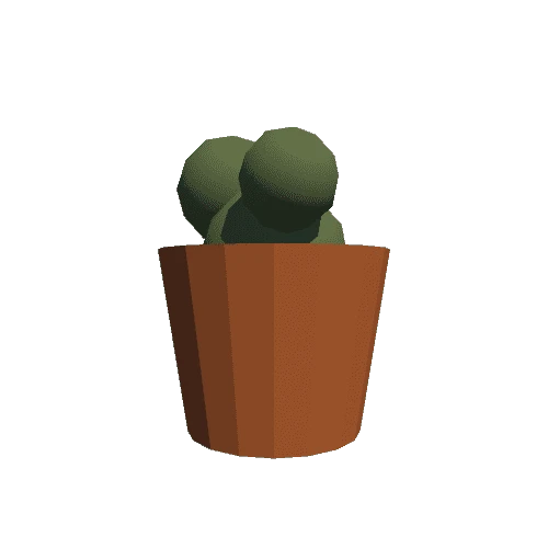 Pot Plant 155 Pot 1 Orange